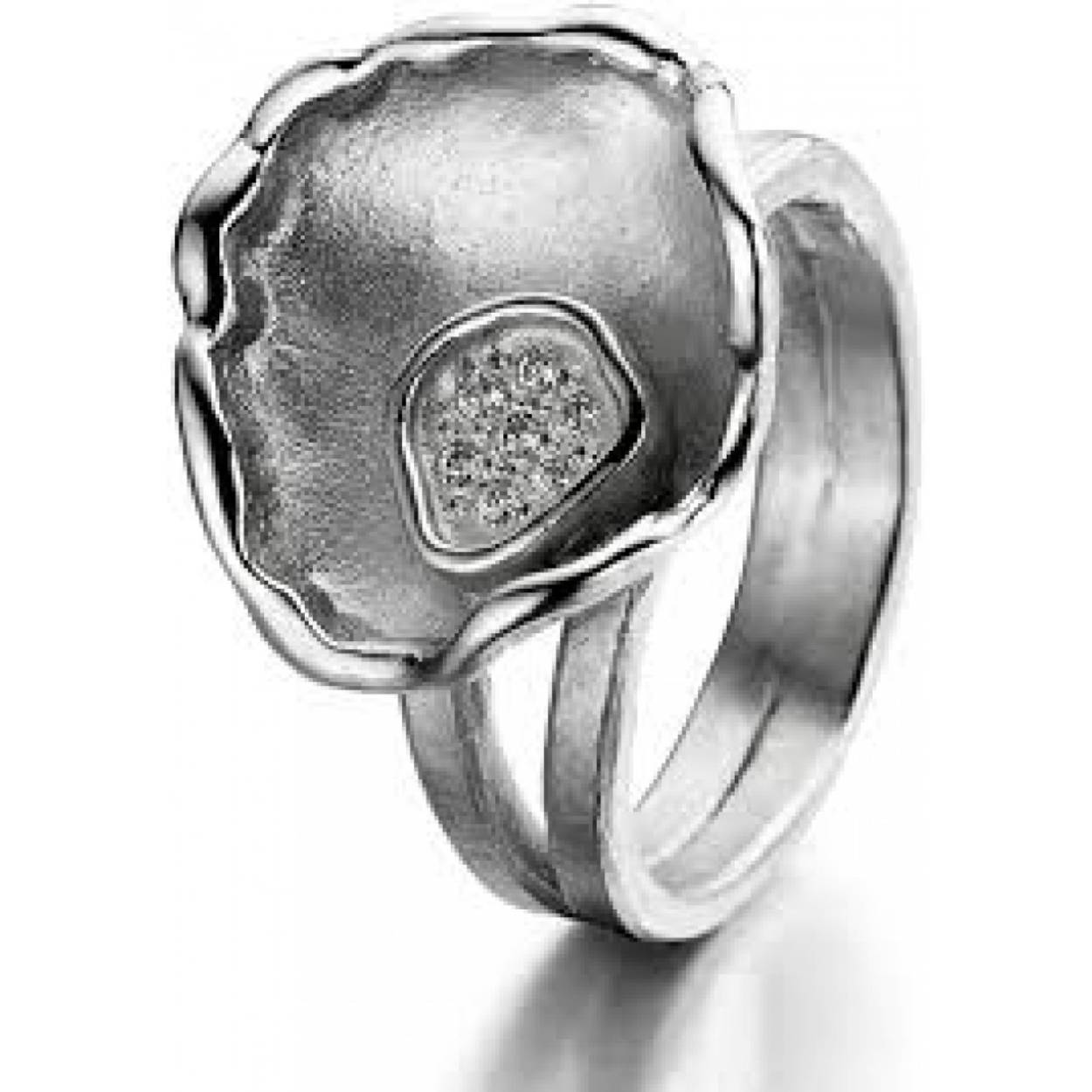 Mathisse zilveren ring met zirkonia