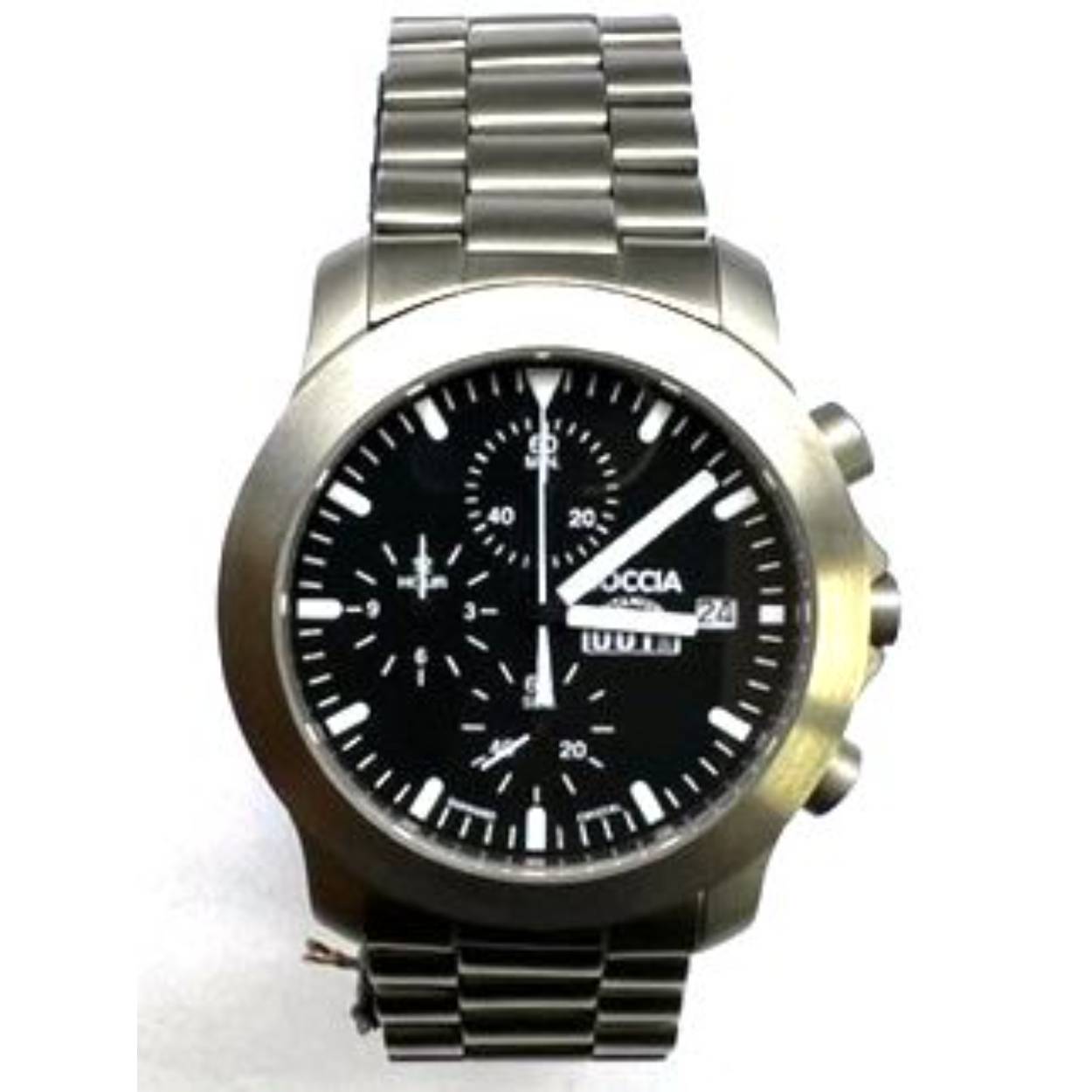 Titaan Boccia horloge met chronograaf