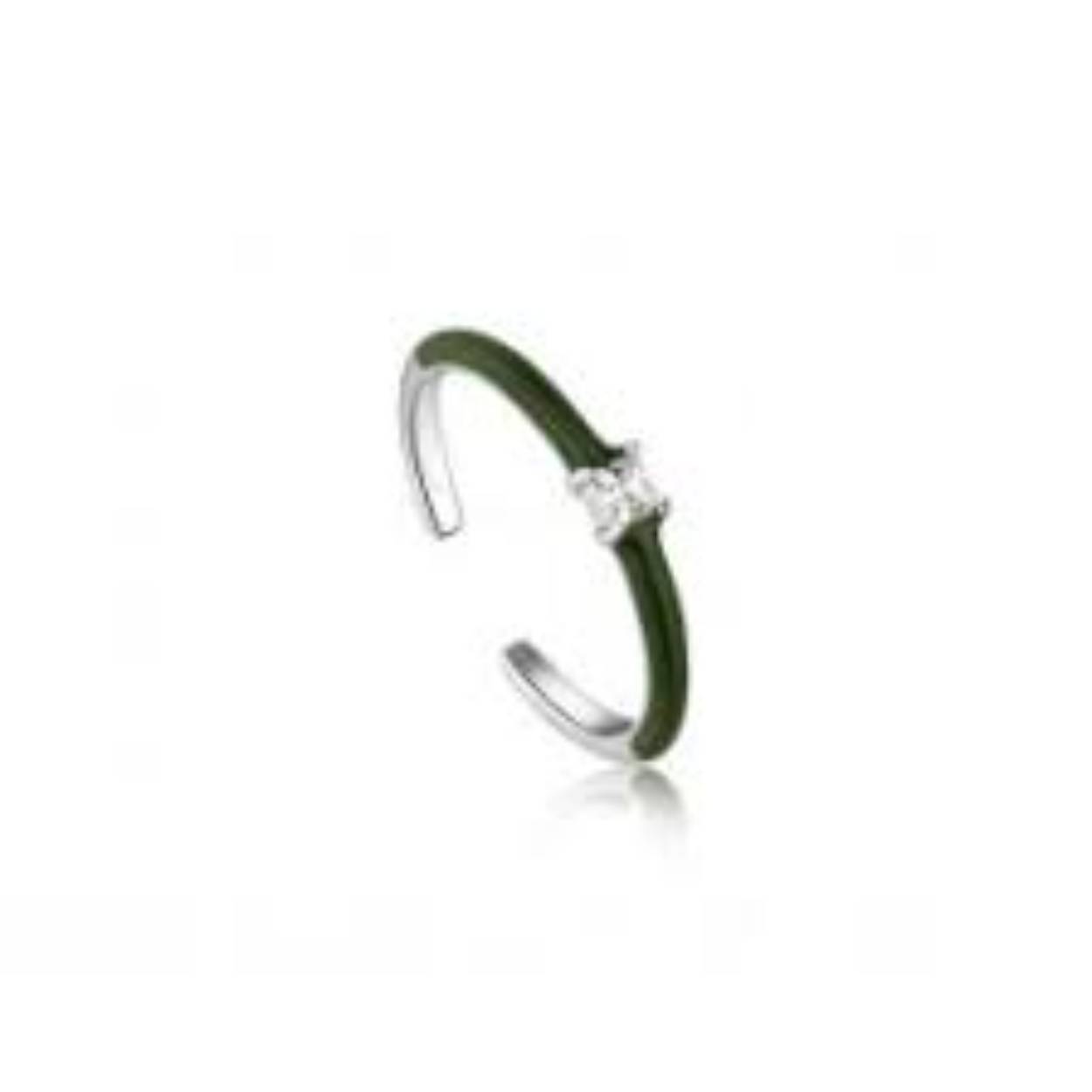 Ring black silv.