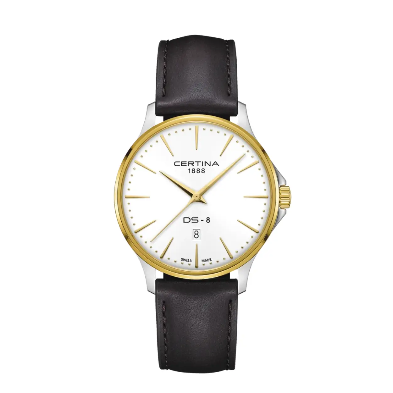 De CERTINA Horloge DS-8 C0454102603100 heeft onder andere een chronograaf functie, saffierglas, en is waterbestendig tot 100 meter diepte. Het is het best te dragen als een stijlvol horloge voor dagelijks gebruik. Combineer het met zowel formele als informele outfits voor een tijdloze uitstraling. Met zijn sportieve en elegante design is dit horloge een aanwinst voor elke gelegenheid.