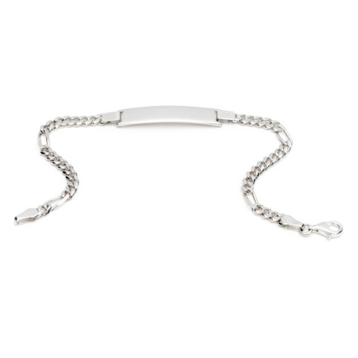 Koninklijke armband zilver 3,5 mm en 19 cm - 21 cm
