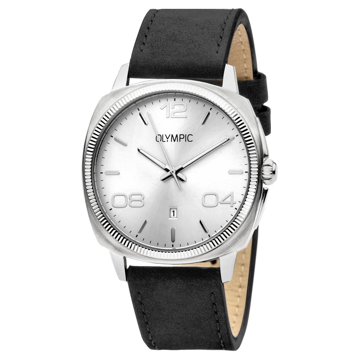 – Ronde kast  42mm
– Zilverkleurige stalen horlogekast
– Zilverkleurige wijzerplaat
– Zwarte leren horlogeband
– 5 ATM (Regen- & spatwaterdicht)
– EAN: 8718465795356