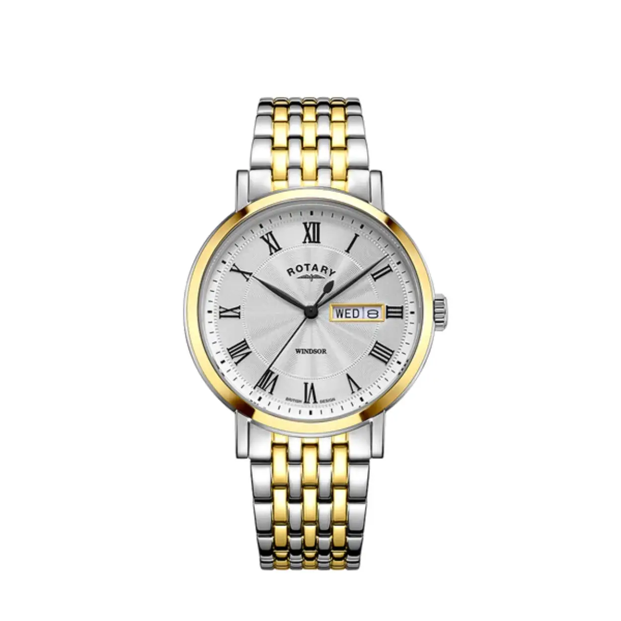 Rotary Retro Horloge met Saffierglas Dress GB05421 01