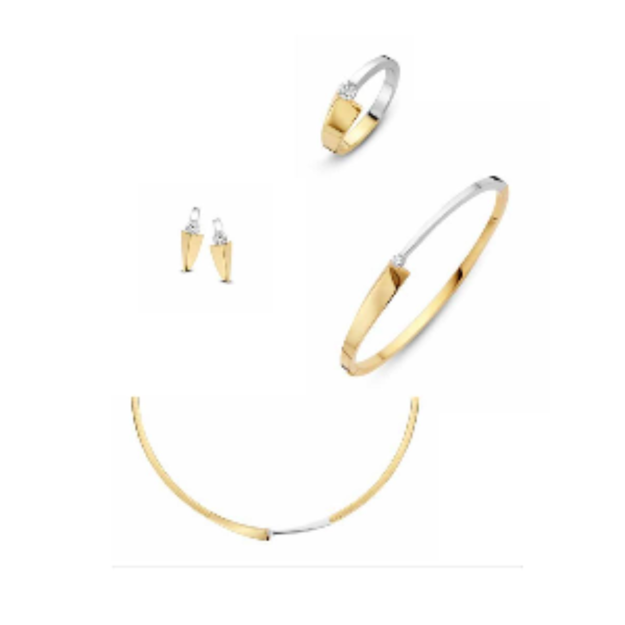 Gouden ring mt18.75  0.18 H/VS1 1x