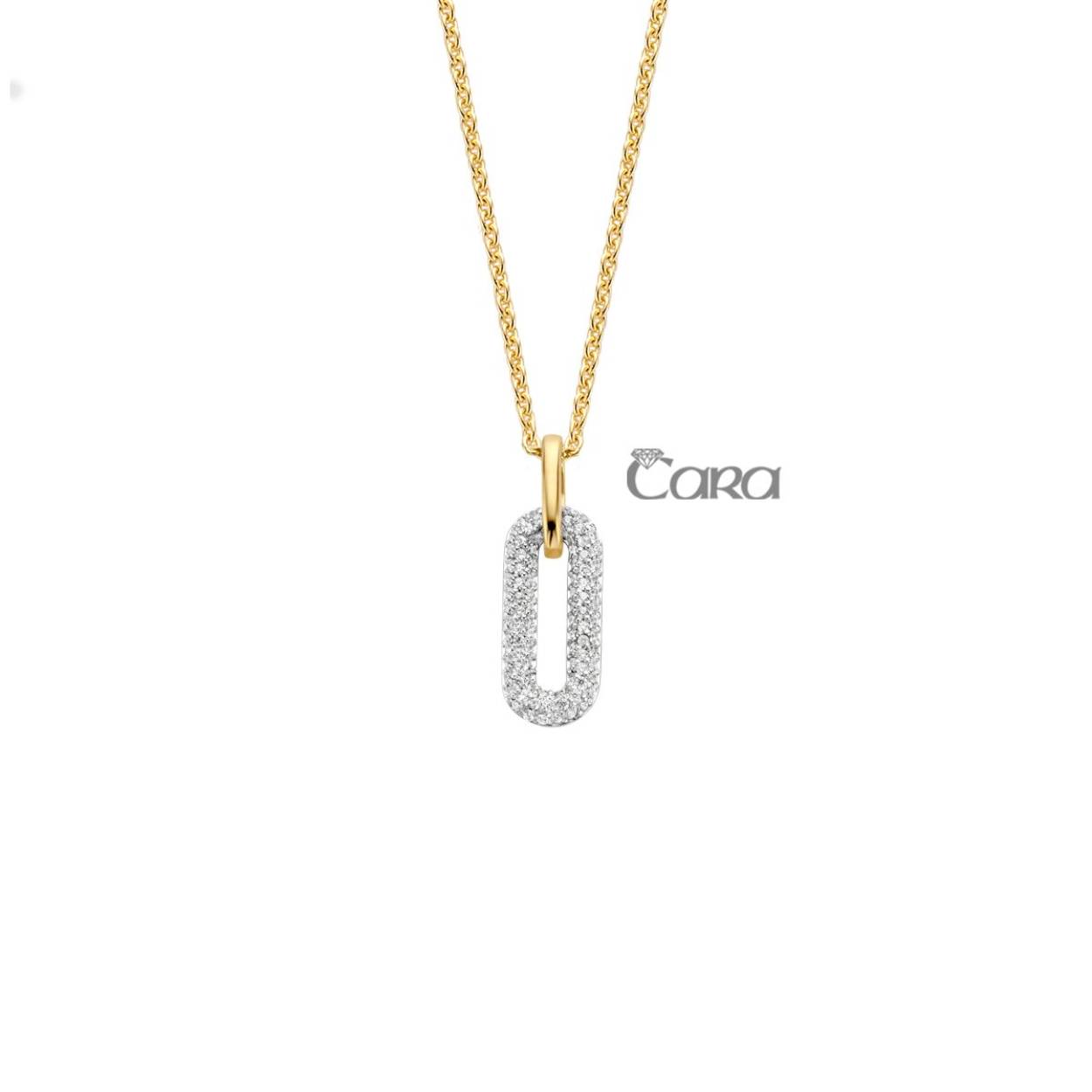 Cara hanger goud zirconia