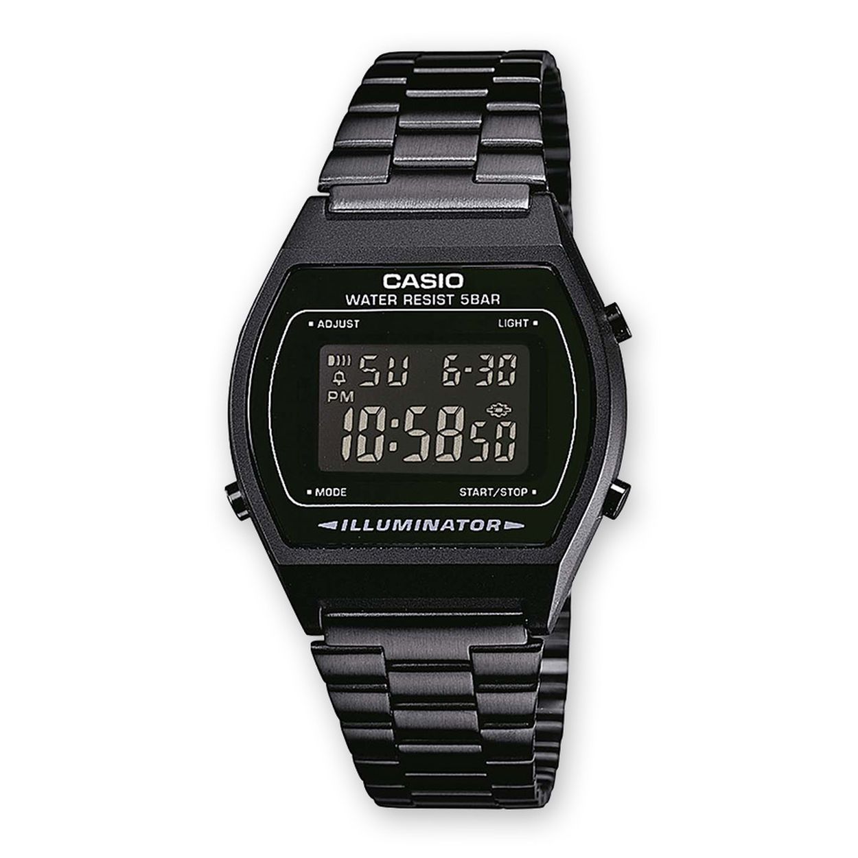 Dit horloge van Casio komt uit de collectie: Vintage EDGY. Dit horloge heeft de volgende functies: LED lampje, Multi-alarm, elk uur tijdsignaal, Automatische kalender, 12/24-uurs tijdweergave, Stopwatchfunctie - 1/100 sec. - 24 uur