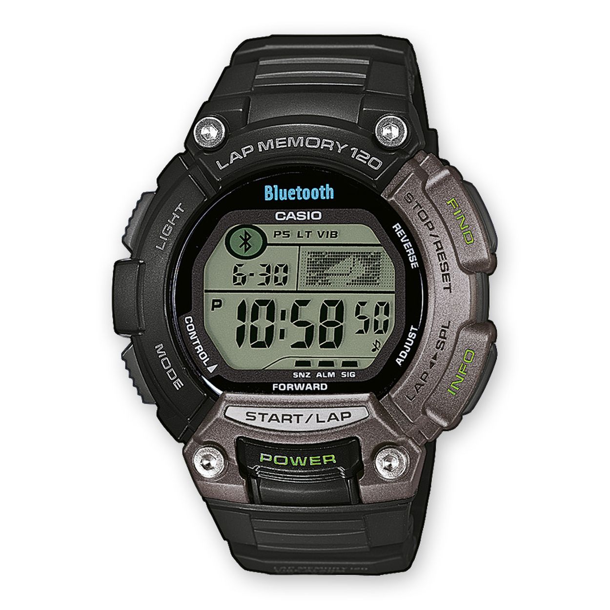 Casio horloge STB-1000-1EF heren digitaal kunststof 10 ATM 

Algemeen
Geslacht: heren
Model: STB-1000-1EF

Voordelen
- band plastic/silicone zwart
- draagcomfort door licht gewicht
- boven gem. waterdicht: zwemmen/duiken
- digitale tijdsweergave
- quartz
- maat kast 48mm (breedte) 15.5mm (dikte)