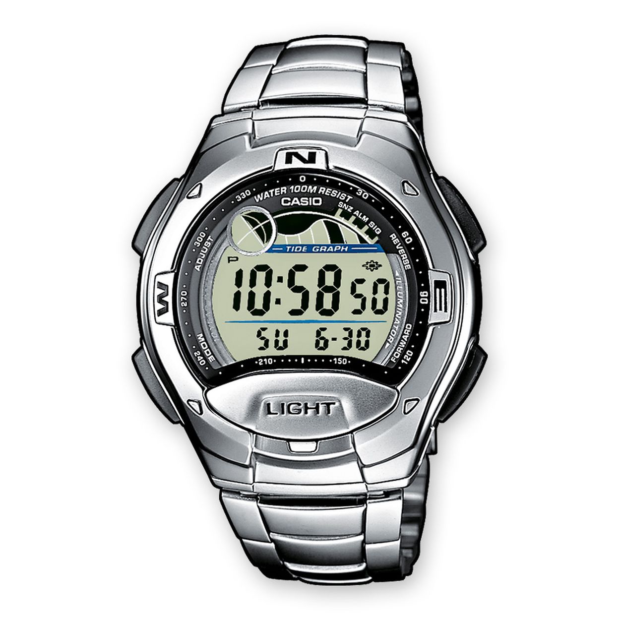 Casio Quartz W-753D-1AVES Heren - 48.3mm