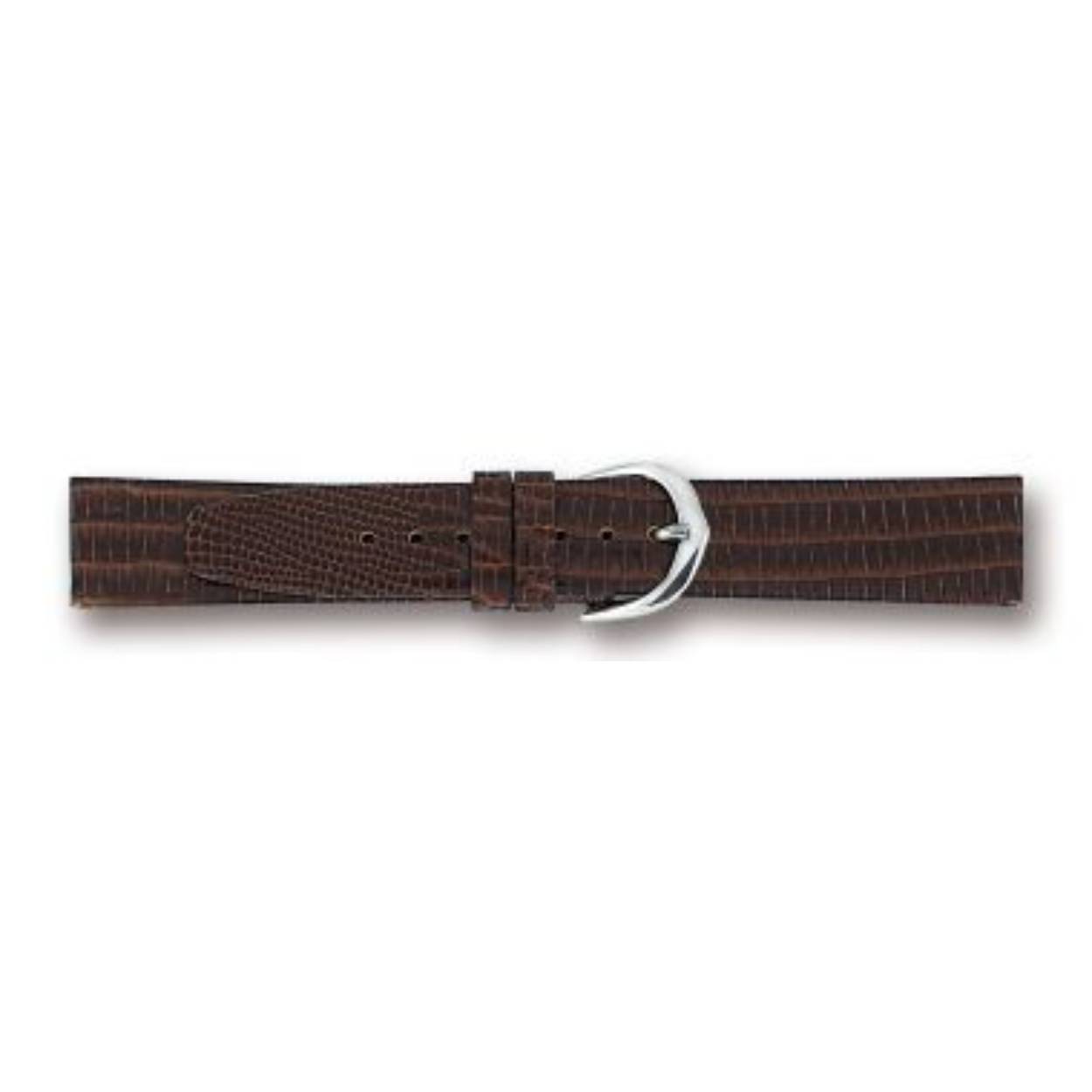 Horlogeband leder 226 donker bruin 14mm