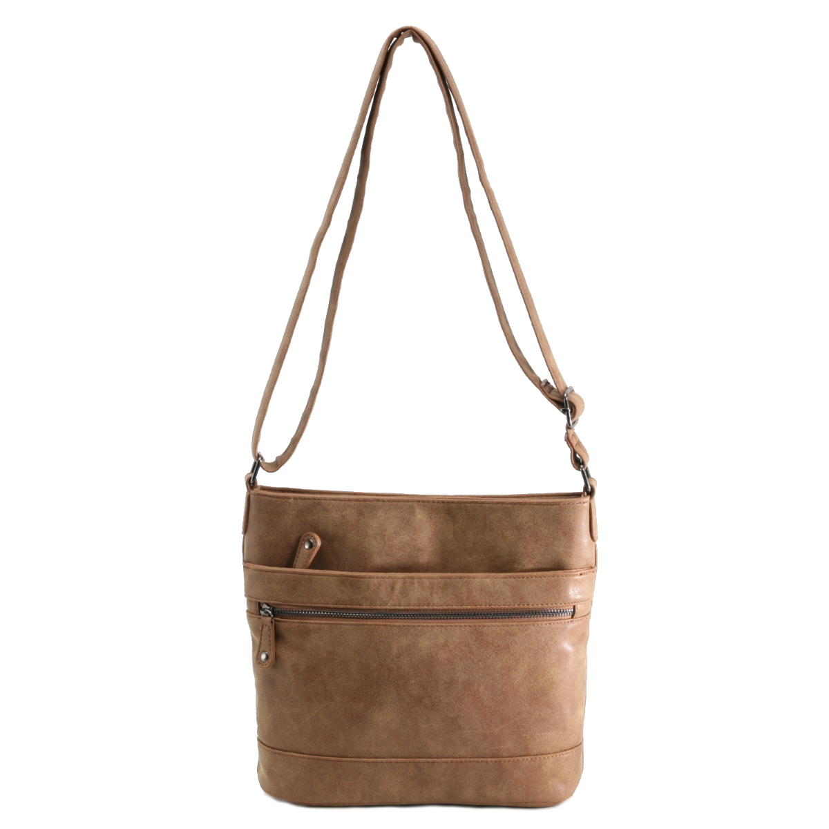 Deze ruime, stijlvolle crossbody & schoudertas van Just Dreamz in de kleur donker blauw heeft een stoere leatherlook uitstraling. De schoudertas bevat twee ruime voorvakken met ritssluiting en aan de achterkant bevindt zich ook een ritsvak. Het interieur van de tas bestaat uit een extra ritsvak en twee open steekvakken. Één steekvak is speciaal gemaakt voor het veilig opbergen van je telefoon. De schouderband van de tas is verstelbaar, waardoor je deze op de voor jou ideale lengte kan dragen.
Kenmerken:
•Eén hoofdvak met ritssluiting
•Twee voorvakken met ritssluiting
•Achterzijde voorzien van ritsvak
•Binnenzijde voorzien van één ritsvak
•Binnenzijde voorzien van speciaal steekvak voor je telefoon
•Verstelbare schouderband