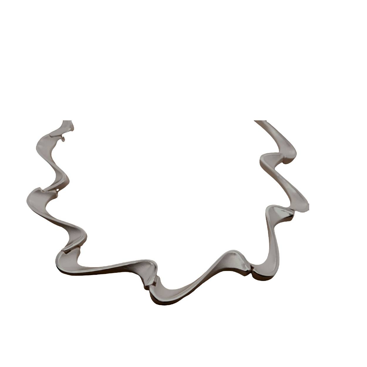 zilveren collier