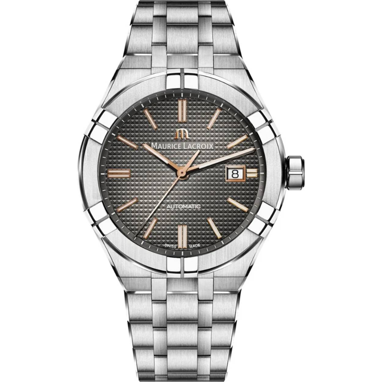 Maurice Lacroix AL6008-SS002-331-2 Aikon met stalen band