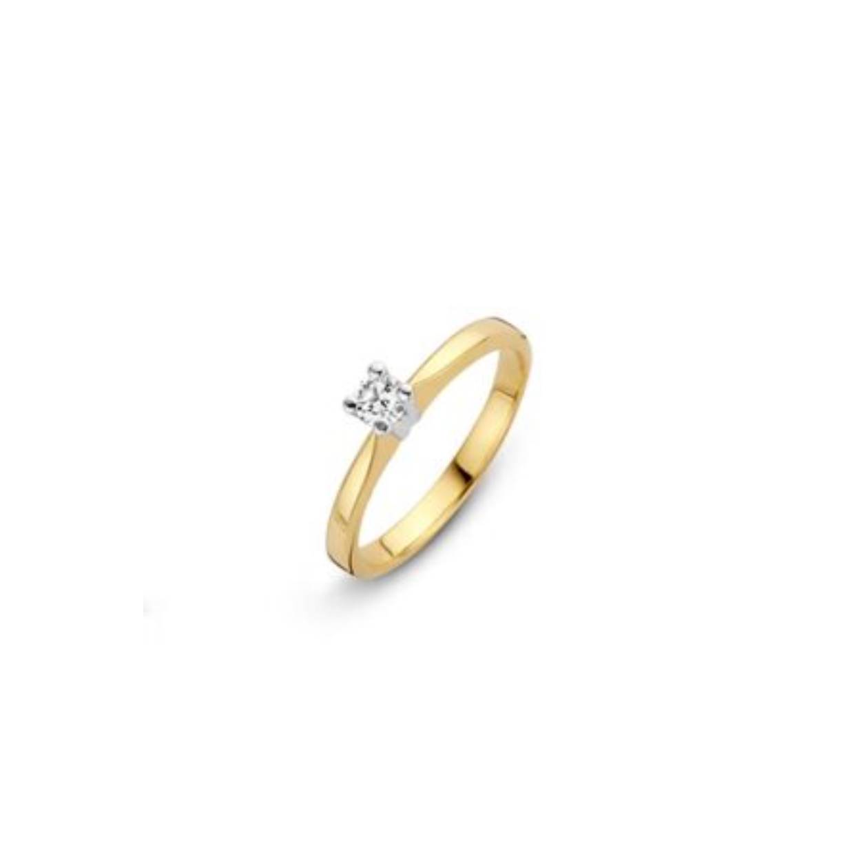 Eternal
Een modern stijlvol model, waarbij de vier zetpootjes een tulpvorm creëren, deze ring is gemakkelijk met aanschuifringen (siders) te combineren omdat de zijkant van de ring daar mooi op aan sluit. De oorknoppen en de hanger van Model Classico passen hier uitstekend bij.