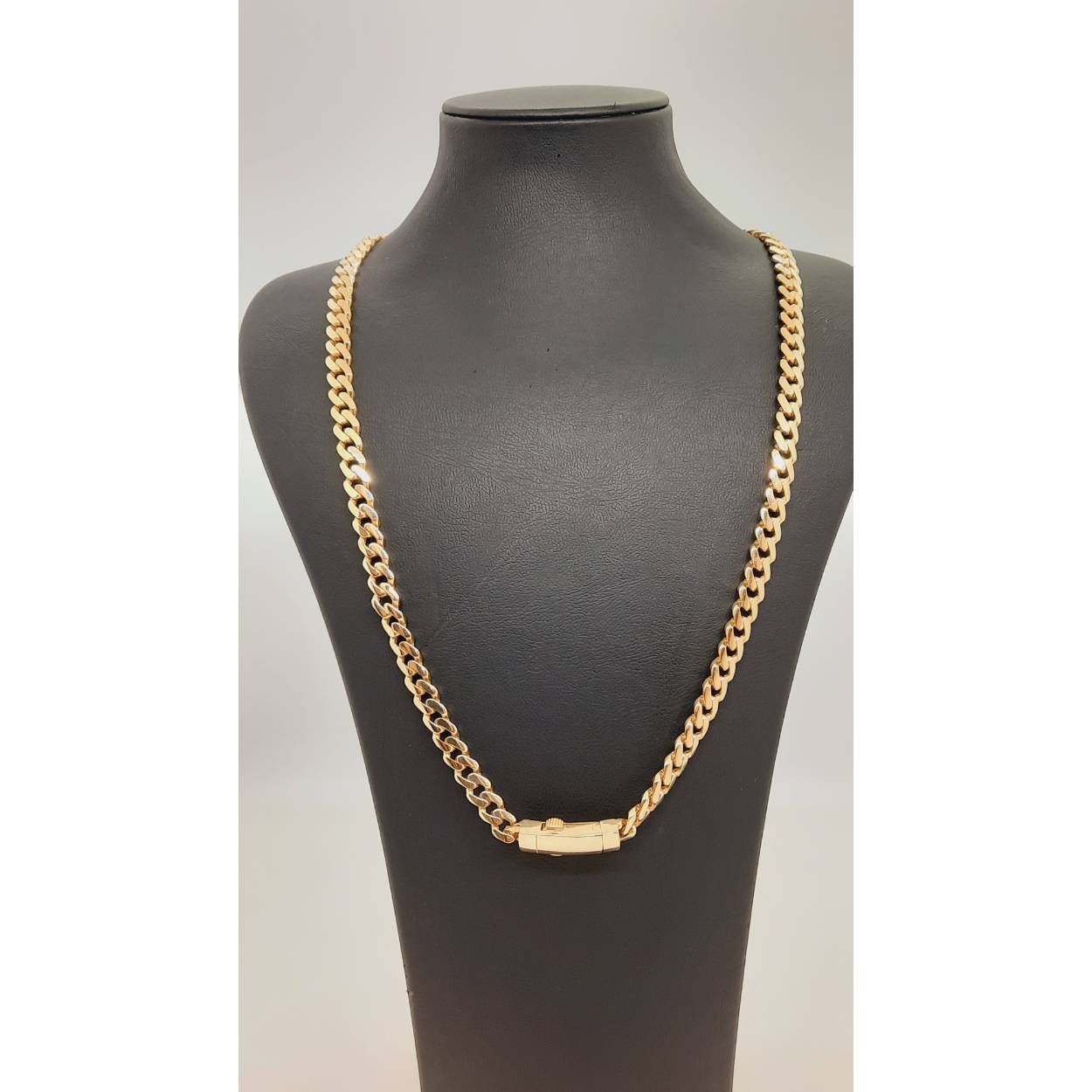 gouden cuban link14kt 65cm