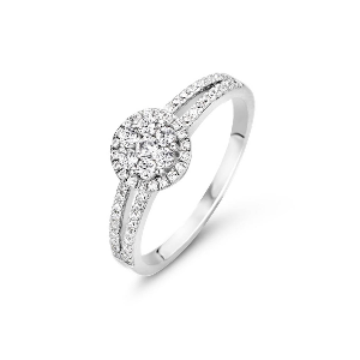 Ring goud 18kt met diamanten