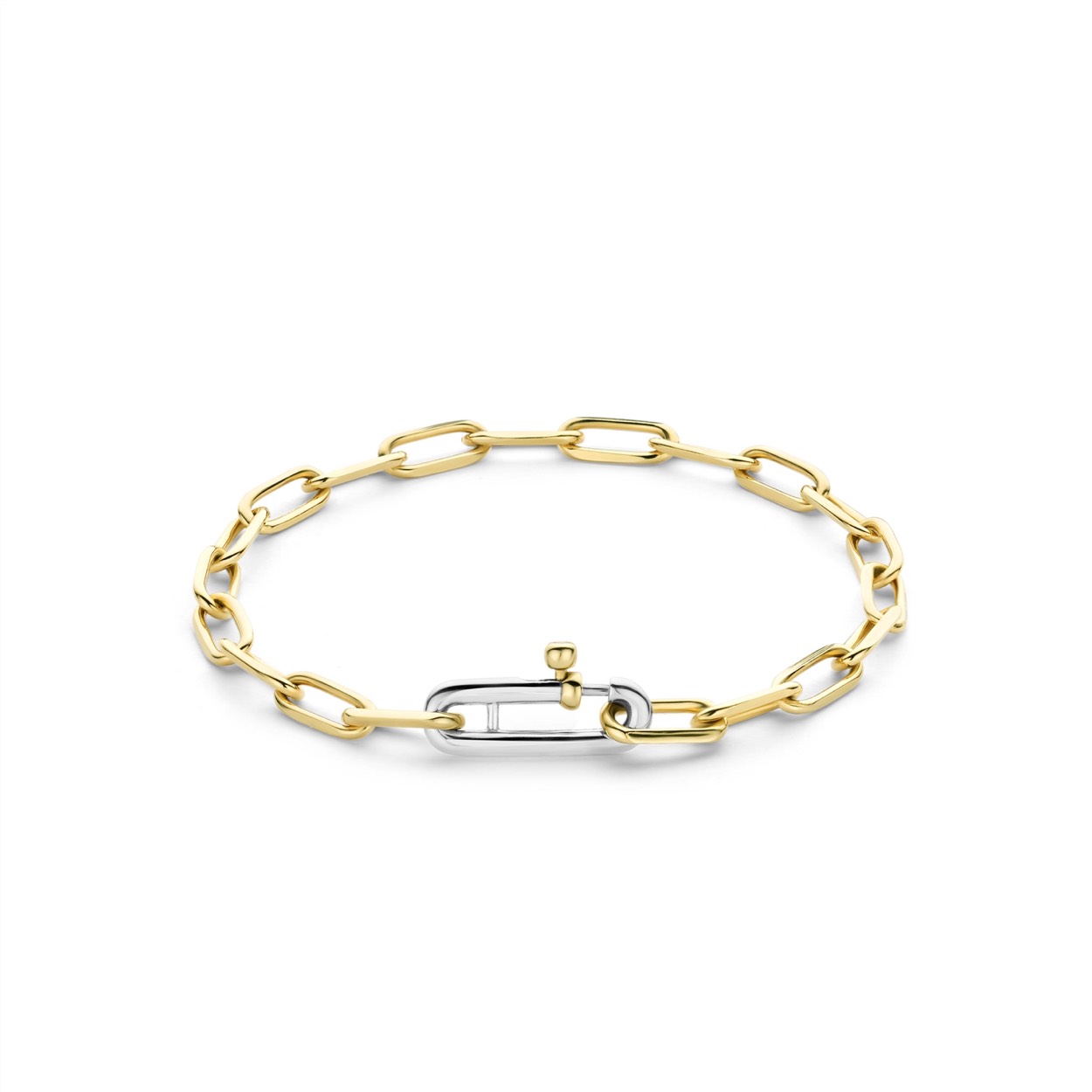 Ti Sento verguld closed forever armband