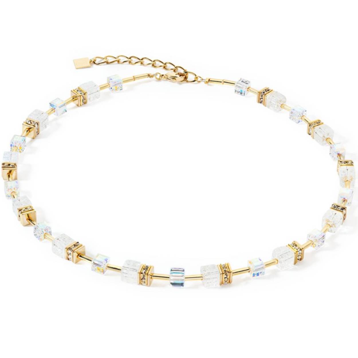 Dit is een collier van het merk Coeur de Lion gemaakt voor dames.
42 CM + 6 CM