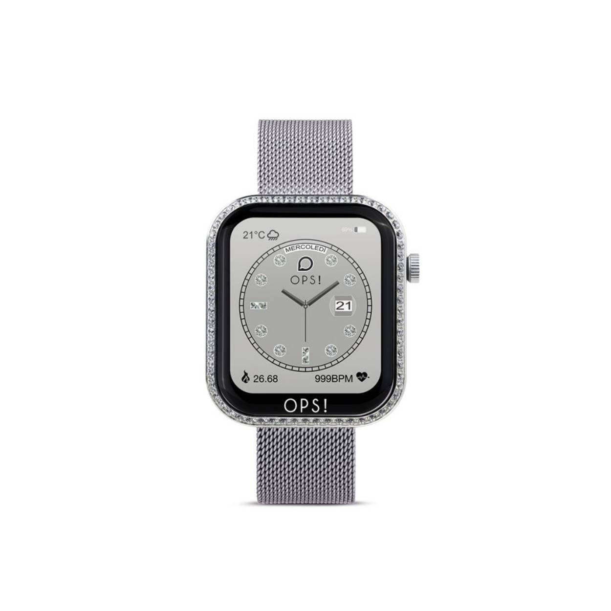 Horloge van het merk Ops Object, CALL Smartwatch-model