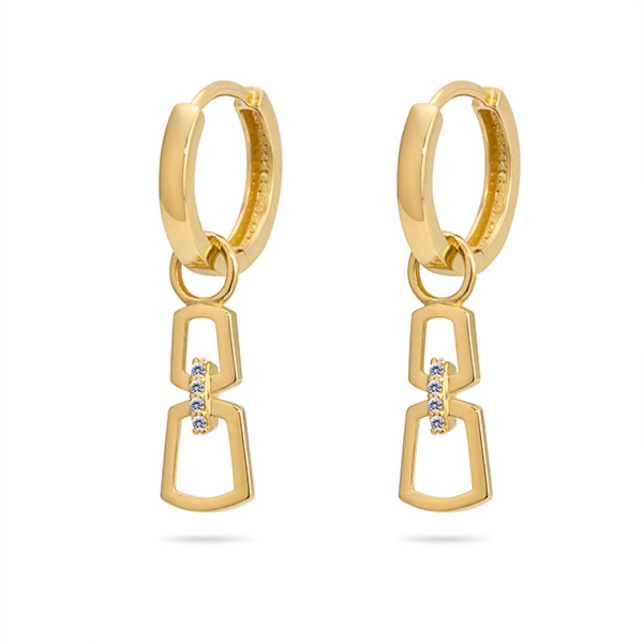 Dit zijn creolen van het merk Swing Jewels.