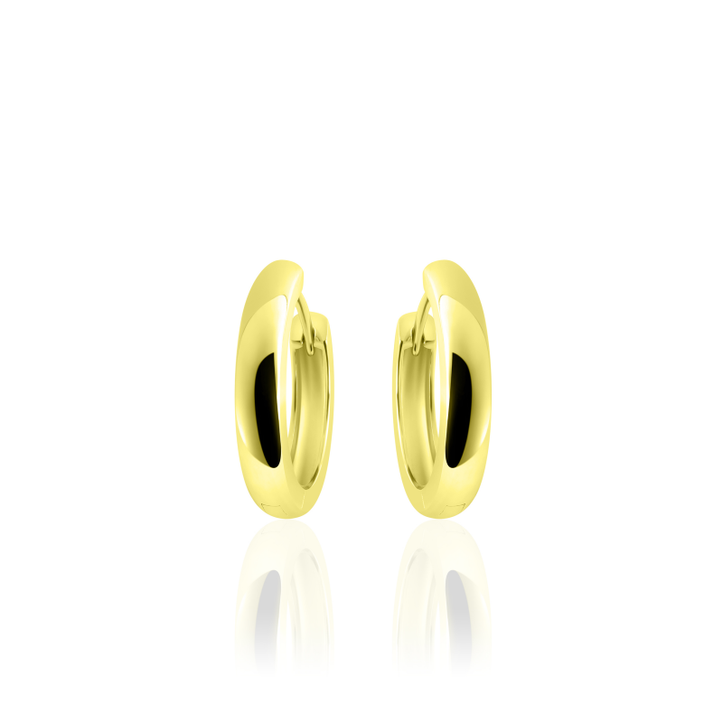 Deze prachtige oorbellen van het merk Gisser zijn gemaakt van goud op zilver. De oorbellen zijn verkrijgbaar in meerdere kleuren en maten. Let op: kleur kan afwijken van de afbeelding.