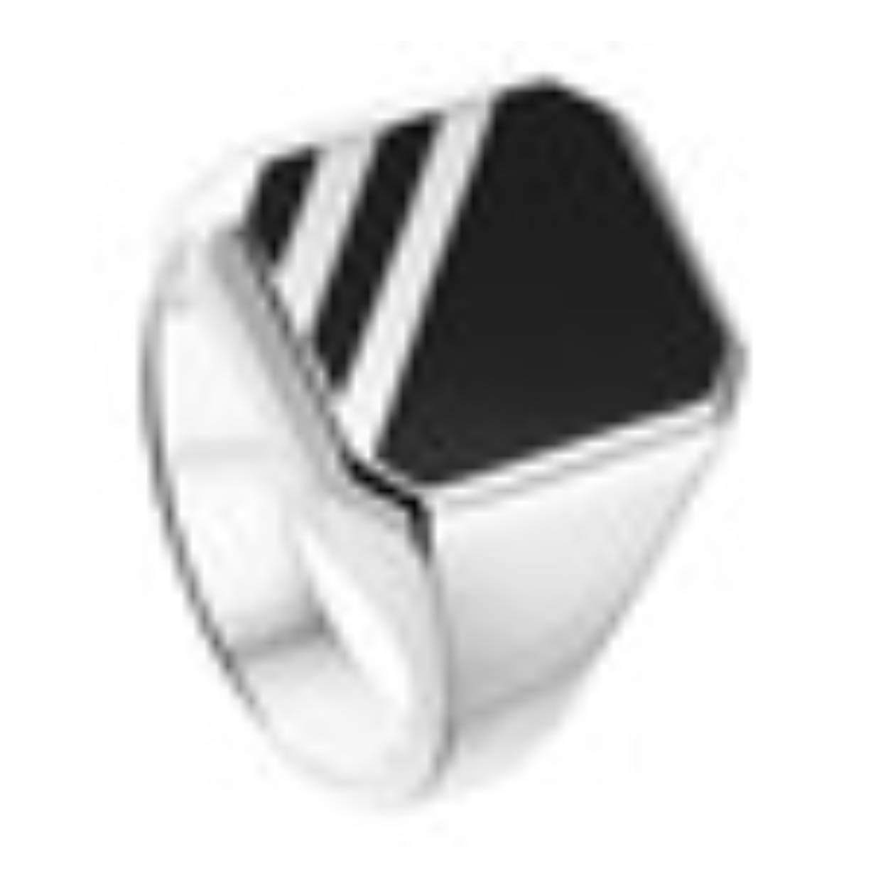Zilver zegelringen onix maat 18