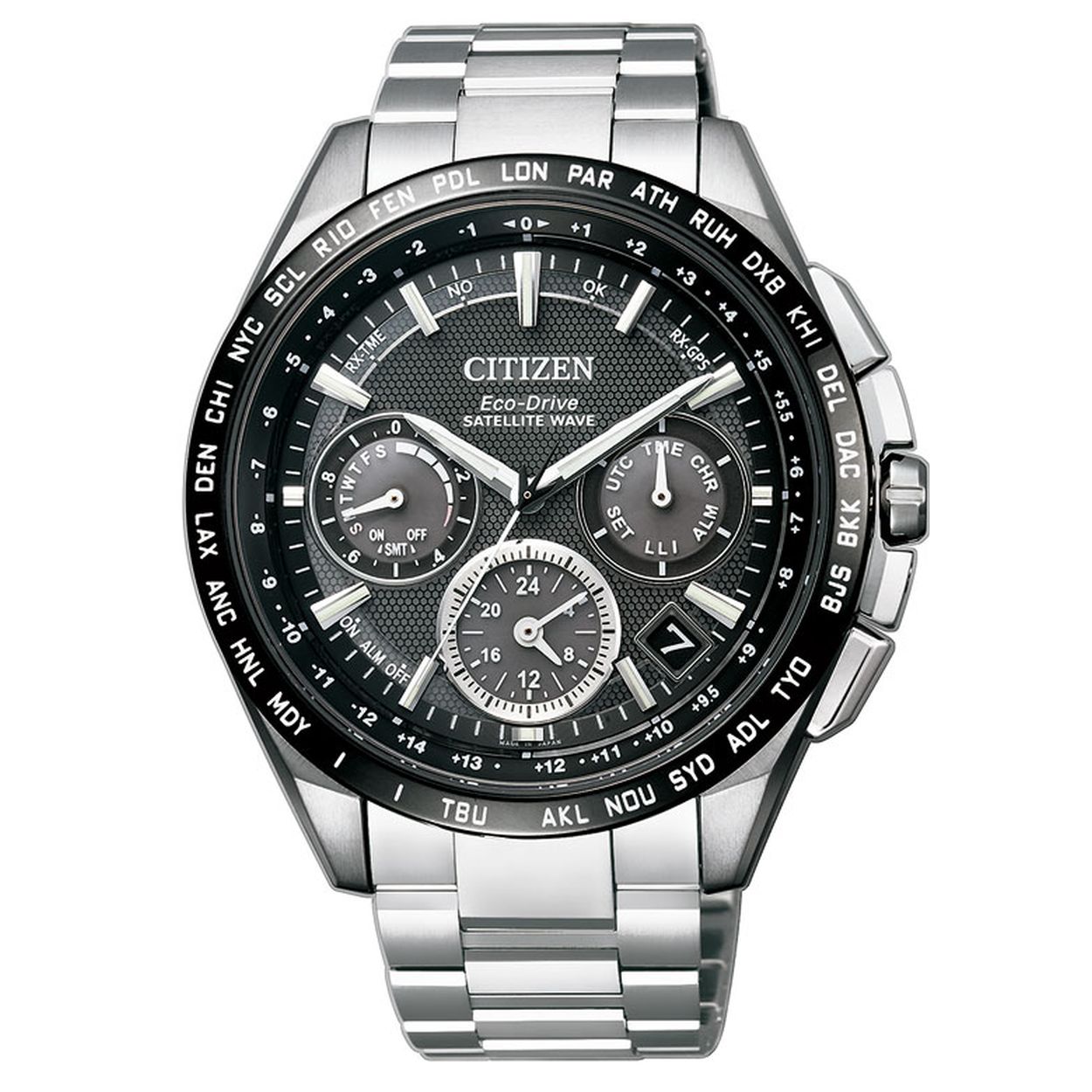 Citizen horloge CC9015-54E heren titanium saffierglas 10 ATM 
Satelite wave 