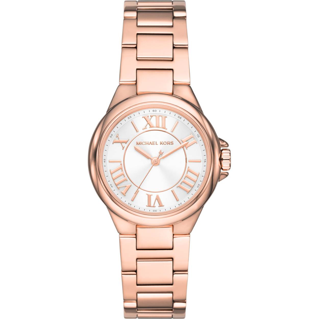 Michael Kors MK7256 Camille horloge
Roségoudkleurig horloge met Romeinse cijfers