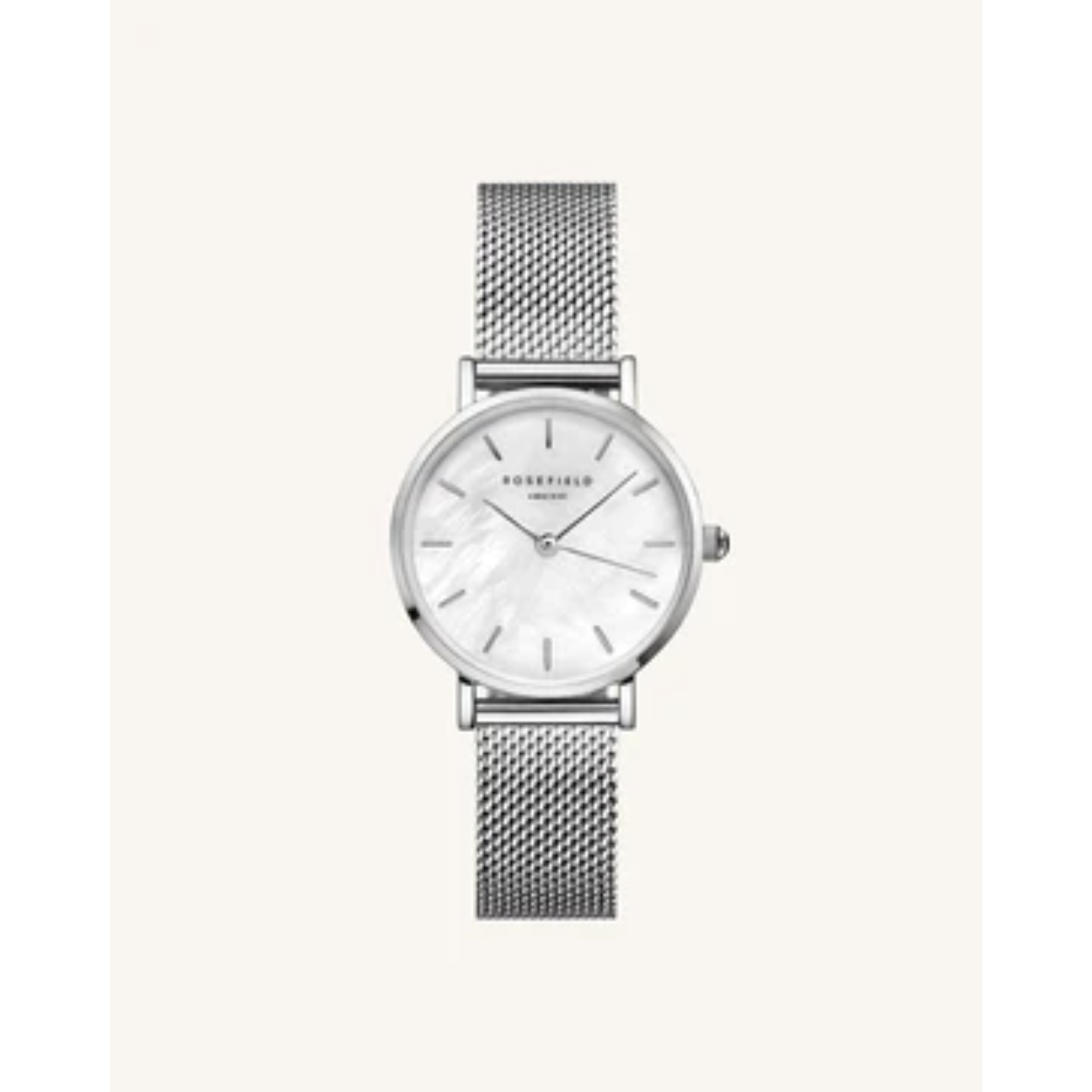 Rosefield Horloge The Small Edit White Zilver