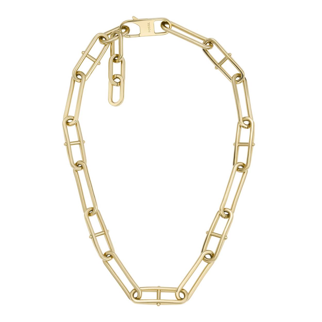 Sieraden geven een extra dimensie aan je outfit. Een prachtige ring, een mooie ketting of tijdloze oorbellen, sieraden maken je look net iets meer af. Bij ons kun je items mooi met elkaar combineren en vind je jouw perfecte sieradencollectie. Zoek je een tijdloos en elegant sieraad? Wij hebben een uitgebreid assortiment met diverse soorten juwelen en sieraden.

Bij ons bestel je de mooiste Fossil sieraden, zoals deze Fossil Heritage Goudkleurige Ketting JF04102710 voor dames.

De sieraden van Fossil worden gemaakt van de beste materialen. Zo is dit sieraad gemaakt van rvs en heeft het een mooie goudkleurig kleur. Dit sieraad is geschikt voor elke gelegenheid, zowel casual overdag of chique in de avond. En houd je van mixen en matchen? De meeste sieraden zijn ook verkrijgbaar in setjes.

Fossil is niet meer weg te denken uit de sieradenwereld en elke outfit krijgt een fantastische upgrade. 