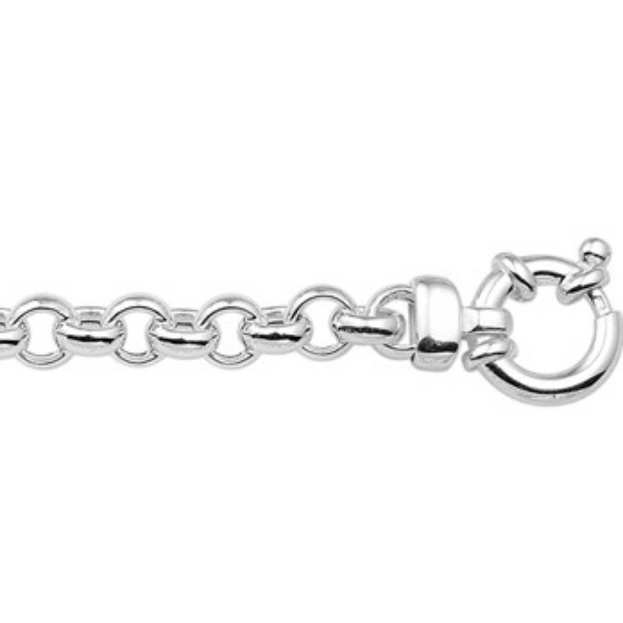 Zilveren Collier jasseron 5,5 mm