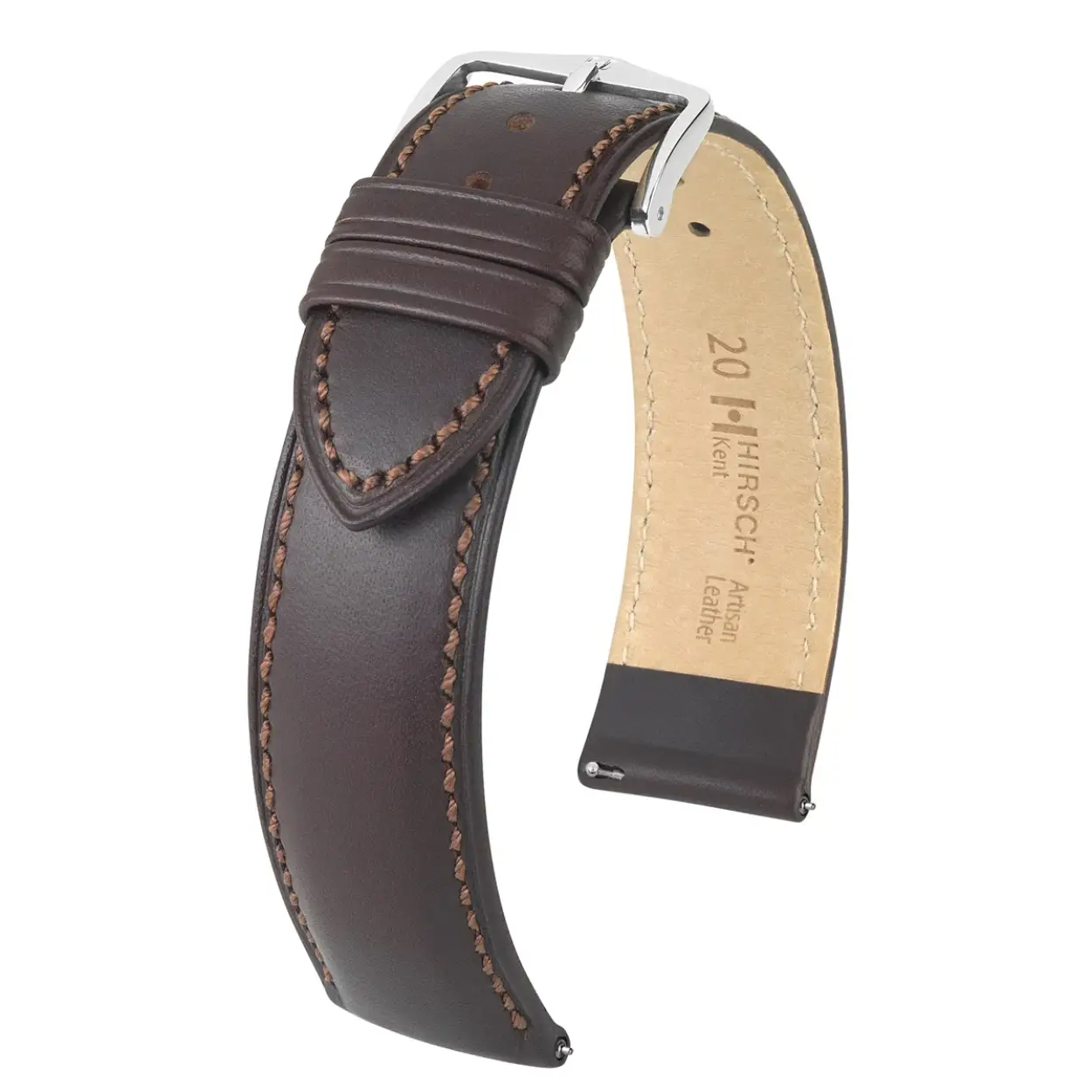HIRSCH KENT M BROWN CALF 12/10MM