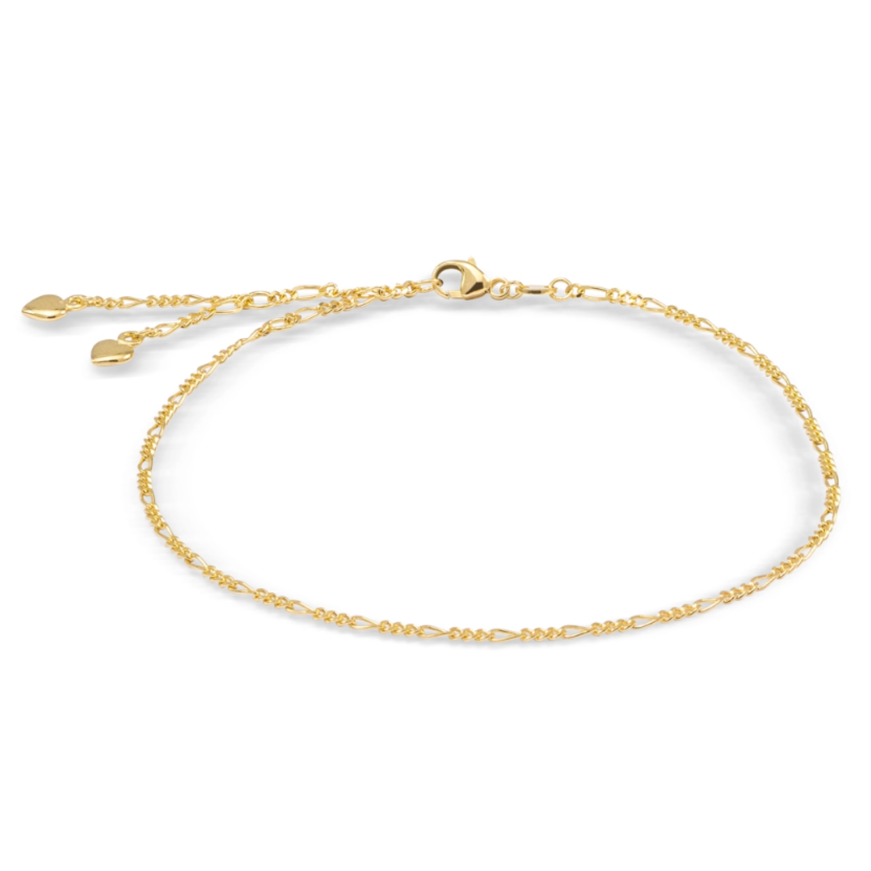 Prachtig 14krt geelgouden enkelbandje uit de collectie van Monzario. Het enkelbandje heeft een lengte van 26 cm.