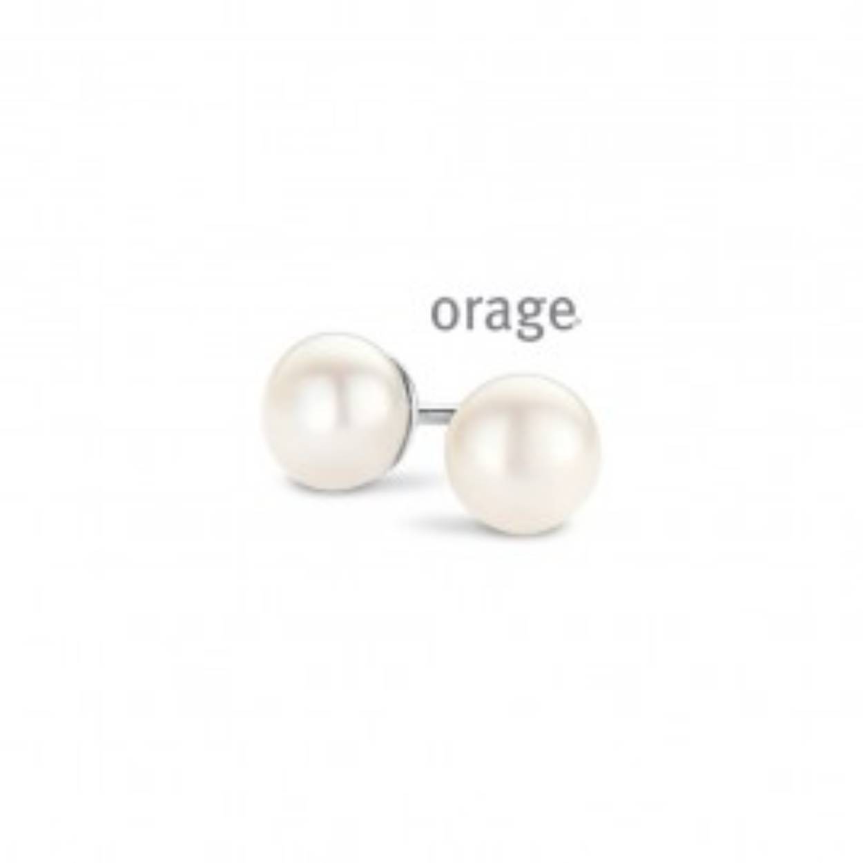 oorstekers zilver met zoetwater parel