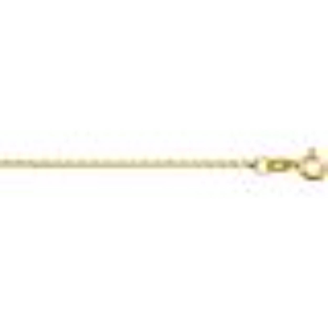 18k geelgoud geslepen anker collier op 42 cm lengte