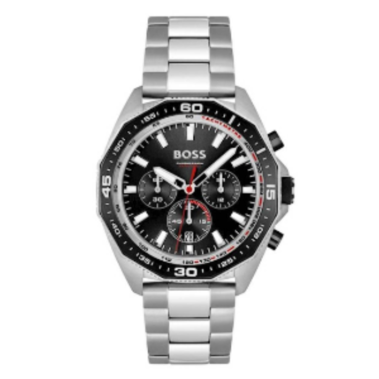 Boss heren horloge Energy met stalen band

DoelgroepHeren

Functie Chronograaf

Glas Mineraal

Maat 44mm

Materiaal Staal

Soort Multifunctie

Tijdsaanduiding Analoog

Waterdichtheid 5ATM

Wijzerplaatkleur Zwart