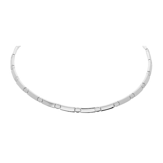 Choker Deluxe zilver 43cm. 103.4309.43