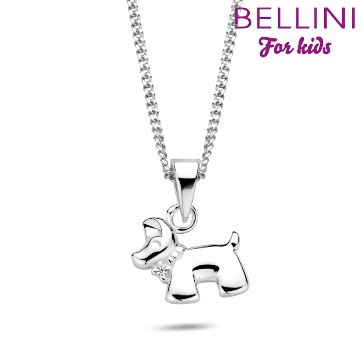Bellini zilveren collier met hanger