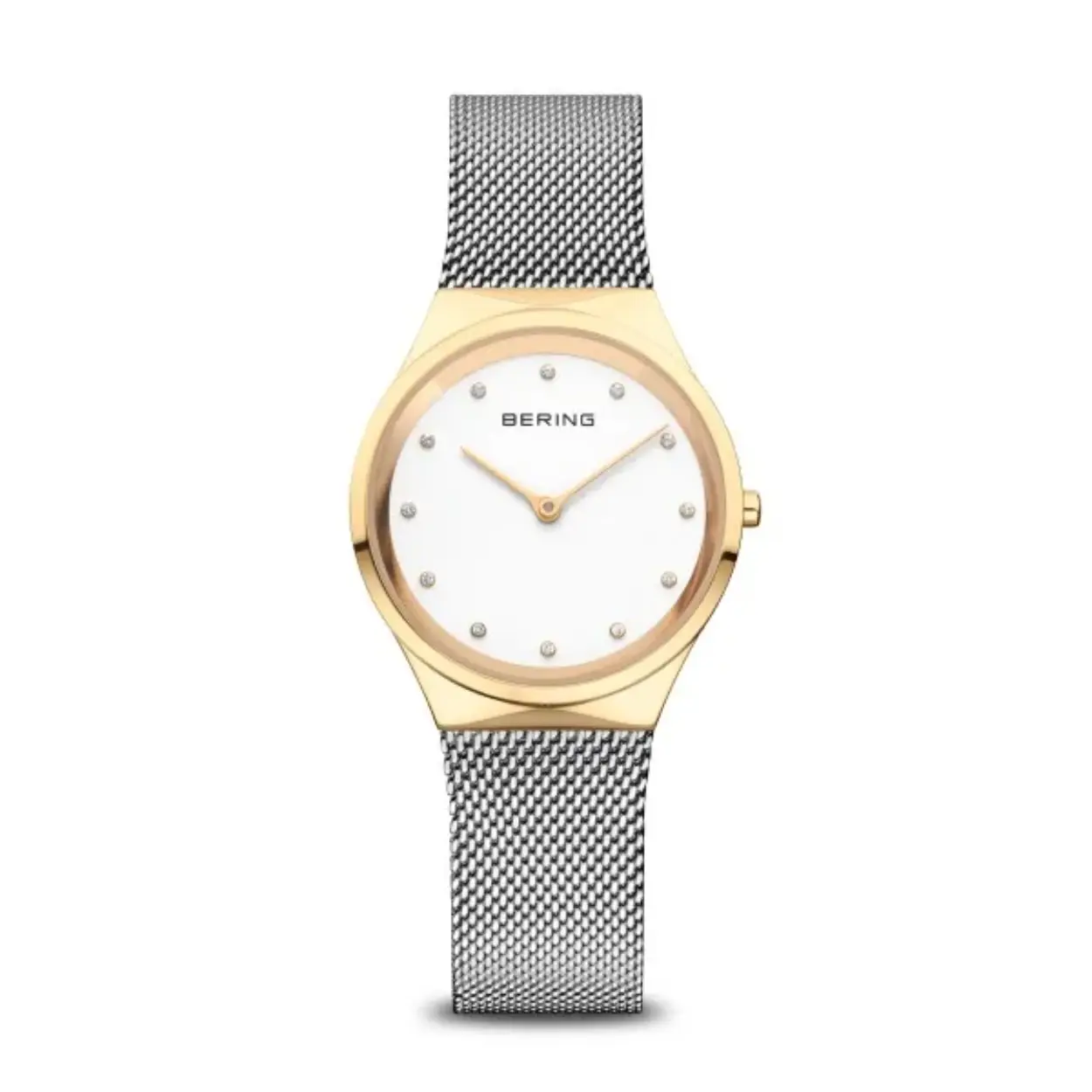 Voor de horloges uit de Classic collectie zijn uitsluitend hoogwaardige materialen gebruikt, zoals bijzonder hard, glashelder en krasbestendig saffierglas. Dit betekent dat de tijd geen spoor achterlaat op dit horlogeglas. Het gebruikte huidvriendelijke roestvrij staal garandeert een glamoureuze uitstraling. De coole uitstraling van het staal en de puristische, heldere lijnen van het BERING-horlogedesign vullen elkaar ideaal aan. De behuizing - gepolijst of geborsteld - is gemaakt van puur, hoogwaardig roestvrij staal (316L), dat ook in de medische technologie wordt gebruikt.
