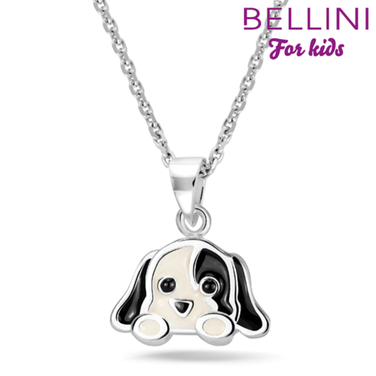 Zilveren hanger hondje (incl. collier)

De gehele Bellini collectie is gemaakt van het eerste gehalte zilver (925) en voorzien van zirkonia's of vrolijk gekleurd emaille. 