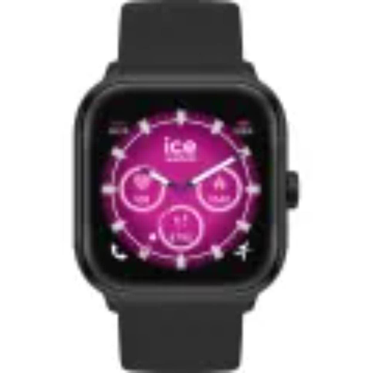 Dit Ice Watch Unisex horloge is een smart watch die gekoppeld kan worden aan uw mobile telefoon. . De kast (39 mm) is vervaardigd uit Staal en heeft een Mineraalglas. De band is een zwarte siliconen band. Dit horloge uit de Ice Smart 2.0 - Rose-Gold reeks is een mooi en tijdloos geschenk. Verras jezelf of iemand anders met dit cadeau.