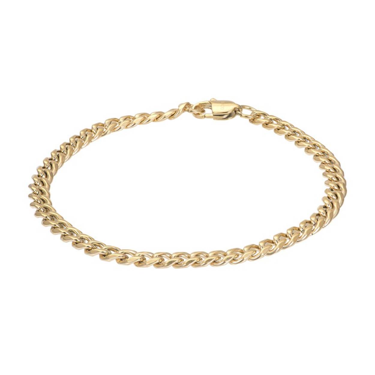 De iXXXi Men armband Flat Chain is gemaakt van stainless steel. Het design van de armband bestaat uit een platte schakel die aan elkaar bevestigd zijn.