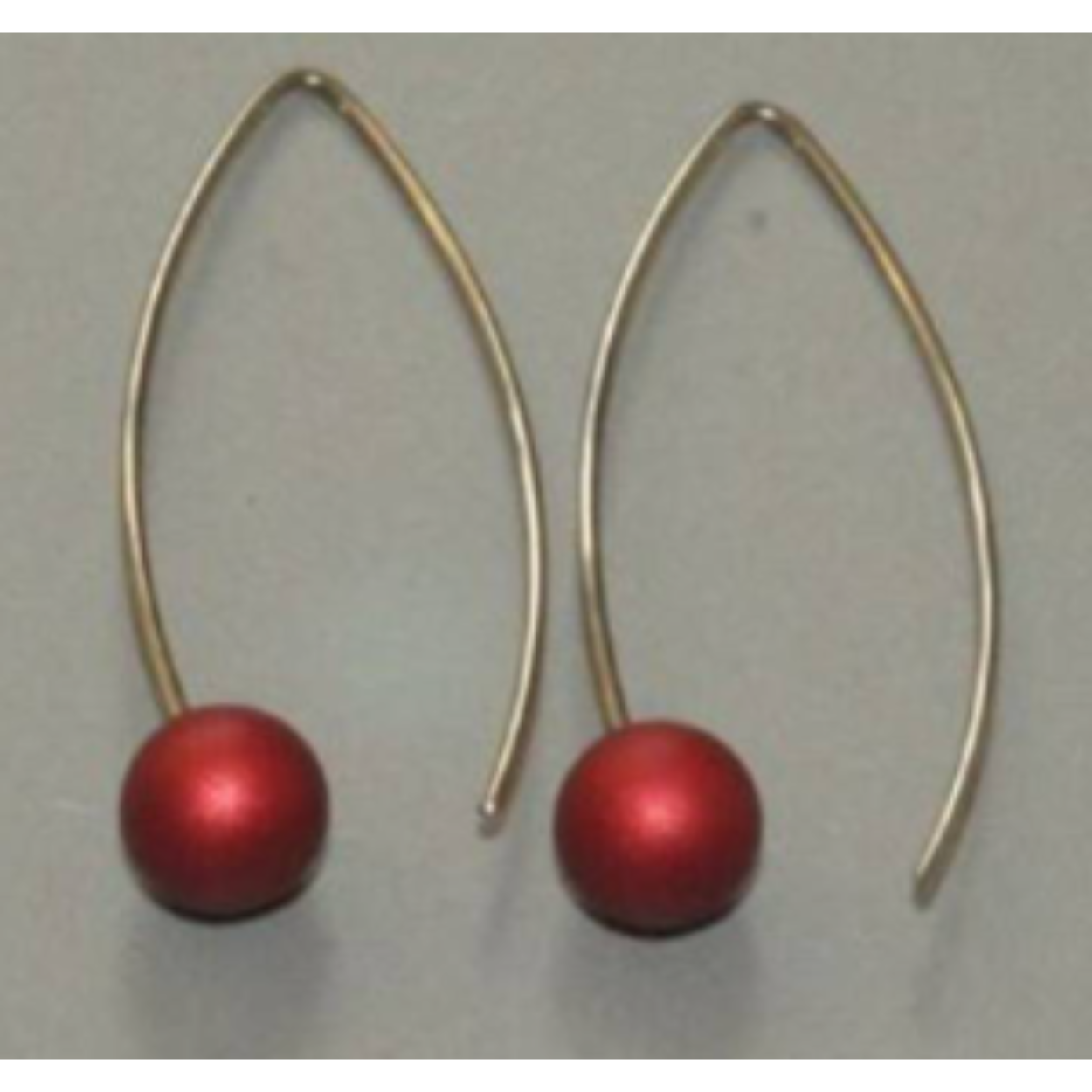Step by Step oorhangers rood bolletje klein 