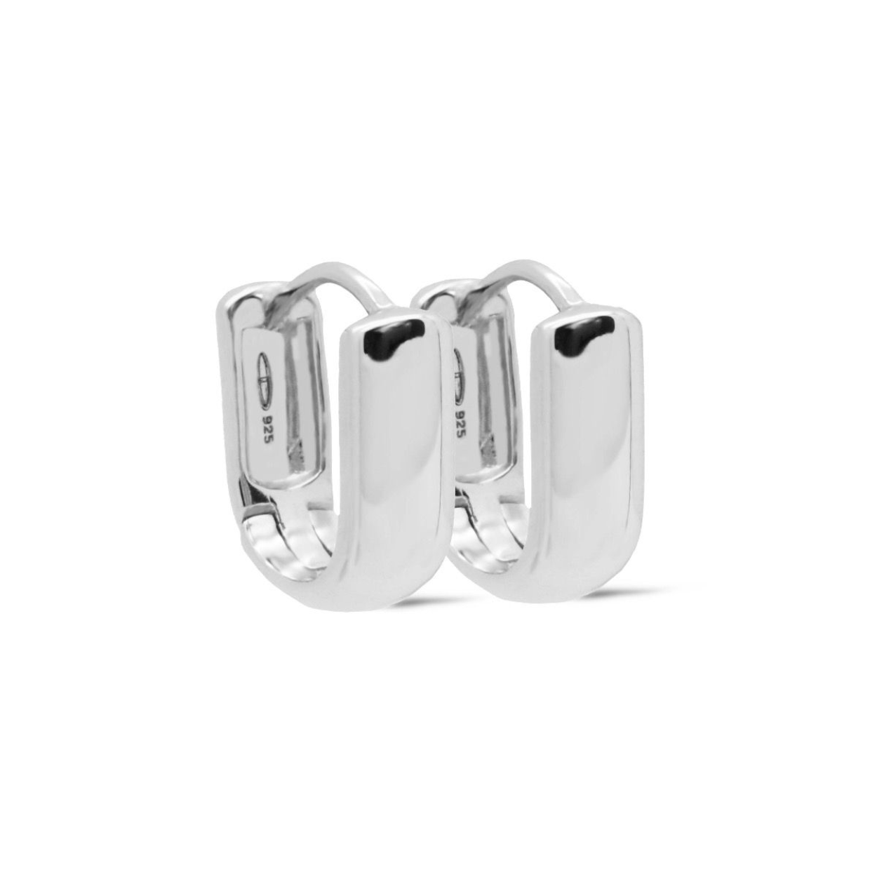 Hinged Hoops MARRY Silver