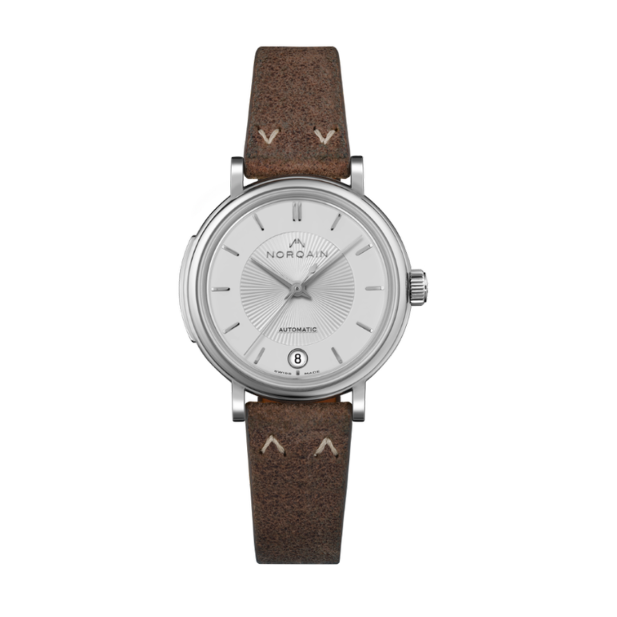 Elk Norqain horloge uitgerust met ETA of Sellita uurwerken wordt geleverd met een internationale fabrieksgarantie van twee jaar. Door lid te worden van de Norqainer club, kan deze garantie worden verlengd tot drie jaar.