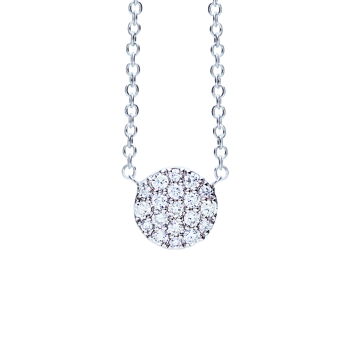 Witgouden Ketting 18KT.