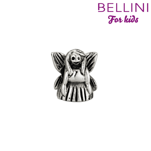 Bellini zilveren bedel in de vorm van een engeltje. Bellini biedt een ruime collectie kleine zilveren beads aan (925 zilver). Stel je eigen armband samen en kies je favoriete beads zoals een dolfijn, hondepoot, cupcake of klavertje 4. Met een gekleurde stopper houd je de Bellini beads mooi op hun plek. Elk seizoen introduceert Bellini weer nieuwe vrolijke en kleurrijke beads. Alle Bellini kindersieraden worden geleverd in het bijbehorende roze buideltje en zijn een perfect cadeau voor een verjaardag, zwemdiploma, communie of andere feestelijke gelegenheid. Bellini for kids is een sieradenlijn welke speciaal voor de jonge meisjes is ontworpen. De gehele Bellini collectie is gemaakt van het eerste gehalte zilver (925) en voorzien van zirkonia's of vrolijk gekleurd emaille.ellini zilveren bedel in de vorm van een lieveheersbeestje met rode details. Bellini biedt een ruime collectie kleine zilveren beads aan (925 zilver). Stel je eigen armband samen en kies je favoriete beads zoals een dolfijn, hondepoot, cupcake of klavertje 4. Met een gekleurde stopper houd je de Bellini beads mooi op hun plek. Elk seizoen introduceert Bellini weer nieuwe vrolijke en kleurrijke beads. Alle Bellini kindersieraden worden geleverd in het bijbehorende roze buideltje en zijn een perfect cadeau voor een verjaardag, zwemdiploma, communie of andere feestelijke gelegenheid. Bellini for kids is een sieradenlijn welke speciaal voor de jonge meisjes is ontworpen. De gehele Bellini collectie is gemaakt van het eerste gehalte zilver (925) en voorzien van zirkonia's of vrolijk gekleurd emaille.