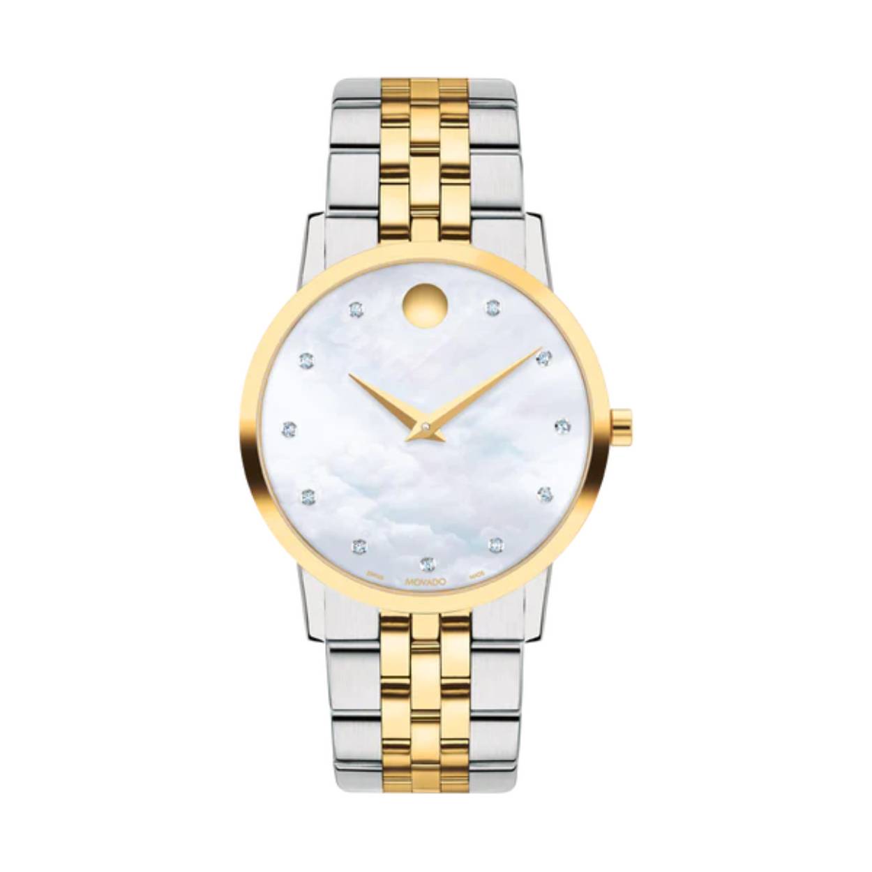 Dit is een horloge van het merk Movado.
De specificaties zijn als volgt:
Kastmaat: 33
Kastdikte: 6.3
Waterdichtheid: 3 ATM / 30 Meter / 100 Feet