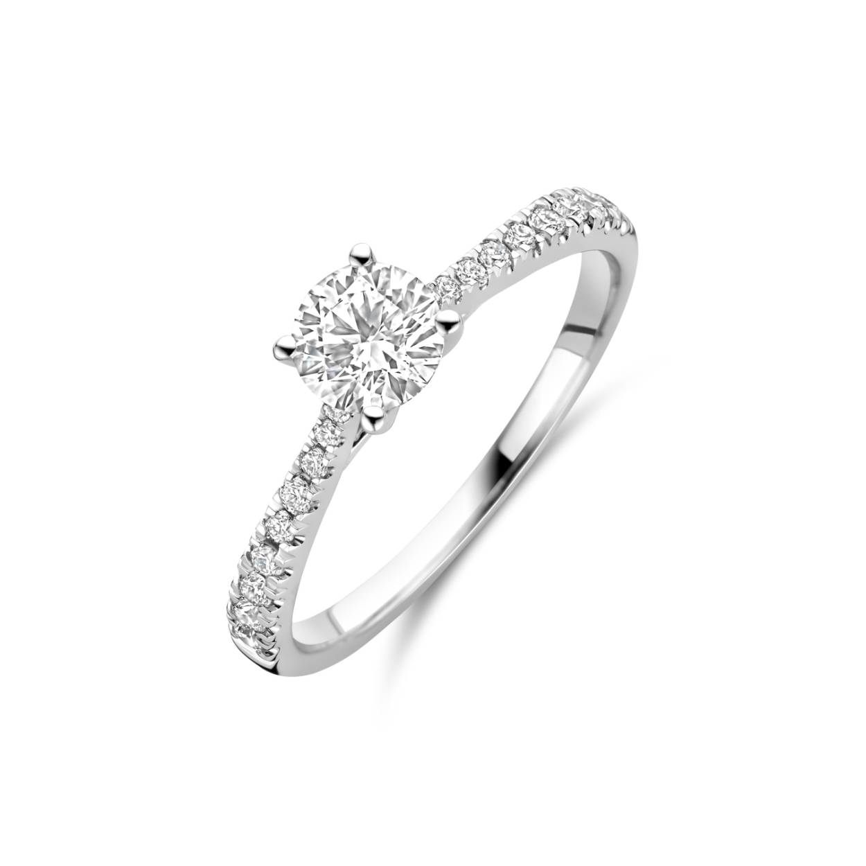 Ring wit goud 18kt met Labdiamant