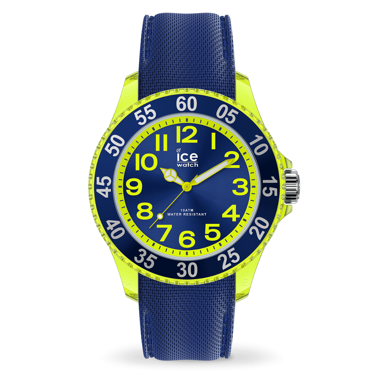 ice cartoon - spaceship - small 
De ICE cartoon spaceship is ideaal om de tijd te leren lezen en tovert een glimlach op alle kleine kampioenen! Dit kleine koningsblauwe silicone horloge met fluogele details is trendy, kleurrijk en gemakkelijk leesbaar dankzij de grote cijfers! Zijn pluspuntje? Een fel blauw silicone bandje met textuur, voor nóg meer stijl en comfort rond je pols. Met dit leuke en assertieve horloge om de pols ontpopt je kleine zich tot het coolste kind op de speelplaats.