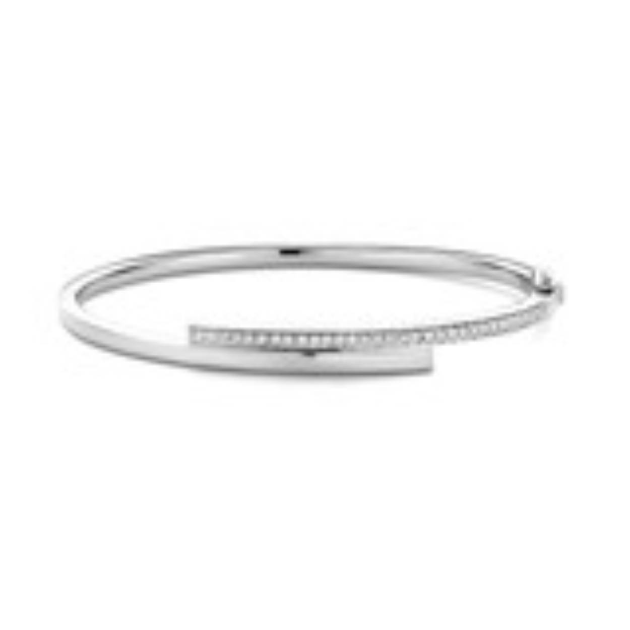 Spangband Zirkonia glad 25377AW